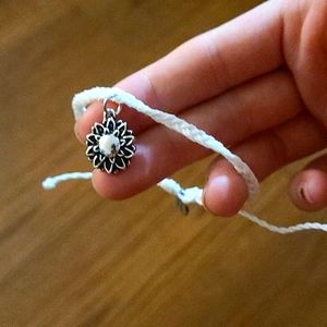 Sunflower charm bracelet